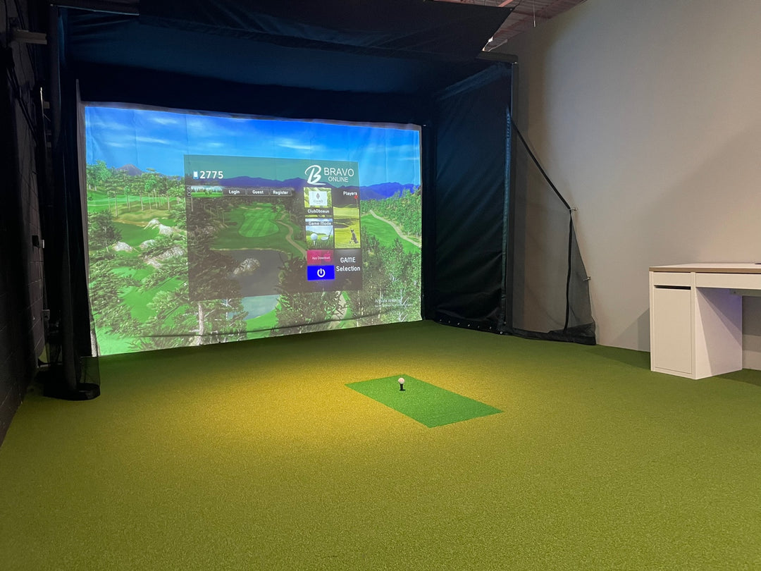 Visualize Target Golf TARGET Indoor Golf | 24/7 Automated Indoor Golf Simulator