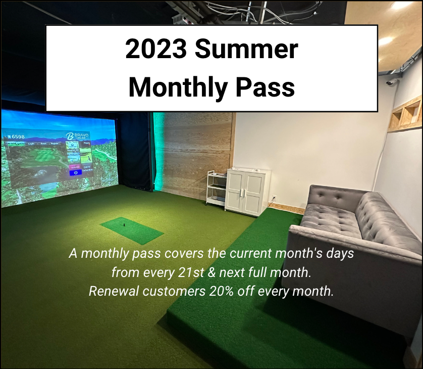 summer monthly pass thumbnail target indoor golf simulator facility